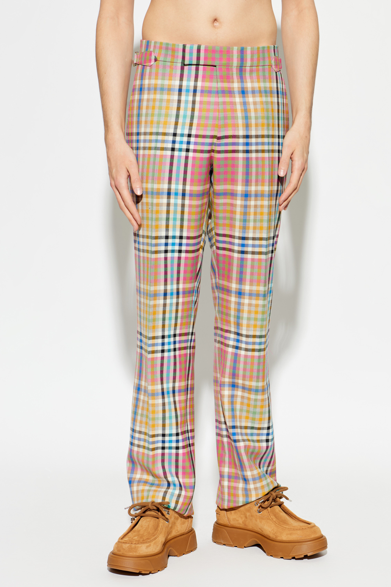 Vivienne Westwood Wool pants with a check pattern | Men's | Vitkac